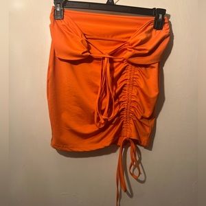 Orange 2 Piece Crop Set